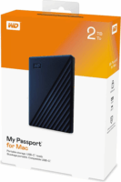 Western Digital 2TB My Passport for Mac USB 3.2 Gen 1 Külső HDD - Kék
