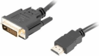 Lanberg HDMI - DVI-D(24+1) kábel 3m Fekete