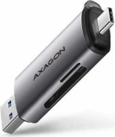 Axagon CRE-SAC Mobile USB 3.2 Gen 1 külső kártyaolvasó USB-C és USB-A csatlakozóval