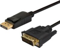 SAVIO DisplayPort - DVI kábel 3.0m Fekete