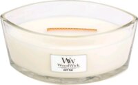 WoodWick Fehér Teak ellipszis gyertya 453,6g