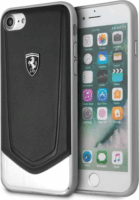 Ferrari Heritage Apple iPhone 8 Plus / 7 Plus Valódi Bőr Tok - Fekete