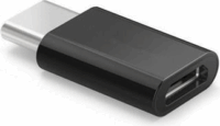 Savio MicroUSB anya - USB 3.1-C apa adapter Fekete