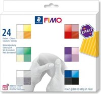 Staedtler FIMO Effect Colours Égethető gyurma készlet 24x25g - 24 különböző szín