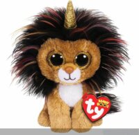 Ty Beanie Boos: Ramsey egyszarvú oroszlán plüss figura - 15 cm