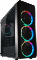 LC-Power 703B Quad-Luxx Számítógépház - Fekete