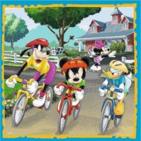 Trefl Mickey egér és barátai - 3 az 1-ben puzzle