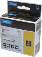 DYMO LM D1 vinyl Feliratozógép szalag 9mm fehér