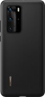 Huawei P40 Pro gyári PU Hátlap Tok - Fekete