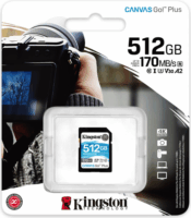 Kingston 512GB Canvas Go! Plus SDXC UHS-I CL10 memóriakártya
