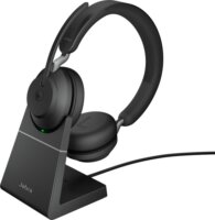 Jabra Evolve2 65 (Microsoft Teams, USB-C, Töltőállomás) Bluetooth Stereo Headset Fekete