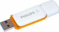 Philips 128GB Snow USB 3.0 Pendrive - Fehér/Sárga