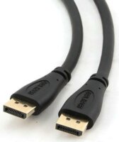 Gembird DisplayPort v1.2 kábel aranyozott csatlakozókkal 1m - Fekete