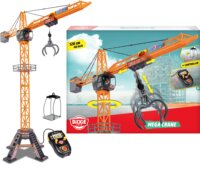 Dickie Toys Mega építőipari daru 120cm - Narancs/fekete