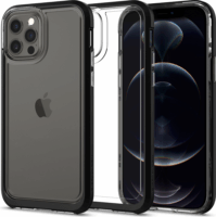 Spigen Ultra Hybrid Apple iPhone 12/12 Pro Hátlap Tok - Átlátszó/Fekete