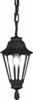 Fumagalli SICHEM/RUT E27 kültéri függeszték lámpa - fekete