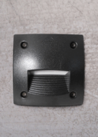 Fumagalli LETI 100 SQUARE ST LED GX53 kültéri beépíthető fali lámpa - fekete