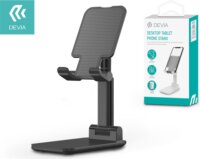 Devia Desktop Tablet/Phone Stand Univerzális asztali telefon/tablet tartó 11" méretű készülékhez - Fekete