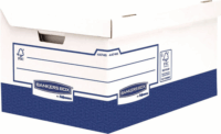 Fellowes Bankers Box Basic Ultra erős nagy archiváló doboz - Kék/Fehér (10 db / csomag)