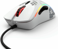 Glorious PC Gaming Race Model D- RGB USB Gaming Egér - Fényes Fehér