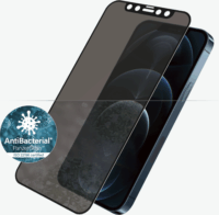 PanzerGlass Edge-to-Edge Privacy Anti-Bacterial Apple iPhone 12 Pro Max Edzett üveg kijelzővédő - Fekete