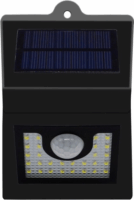 IRIS MSL-018CW-BB-28LED napelemes mozgásérzékelő Fali LED lámpa - Fekete