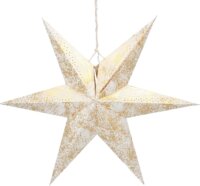 Retlux: RXL 363 Hétágú csillag 10LED függesztett dekoráció - Arany/meleg fehér