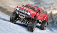 Amewi Pickup Truck 4WD kerekekkel és láncokkal távirányítós autó (1:16) - Piros