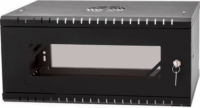 Stalflex 19" Fali rack szekrény 4U 350x230mm - Fekete