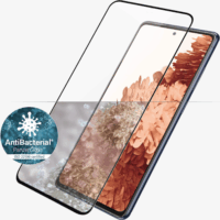 PanzerGlass Anti-Bacterial Edge-to-Edge Samsung Galaxy S21+ Edzett üveg kijelzővédő - Fekete