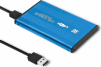 Qoltec 51859 2.5" USB 3.0 Külső HDD/SSD ház - Kék