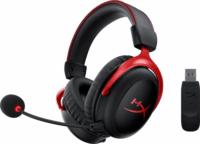 HyperX Cloud II Wireless Gaming Headset - Fekete/Piros