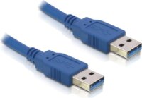 Delock USB-A apa - USB-A apa 3.0 összekötő kábel - Kék (2m)