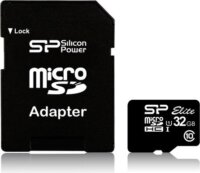 Silicon Power 32GB microSD Memóriakártya Adapterrel