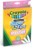 Crayola Super Tips pasztell filctoll készlet - Vegyes színek (12 db / csomag)