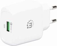 Manhattan Hálózati USB-A QC 3.0 töltő (18W) Fehér
