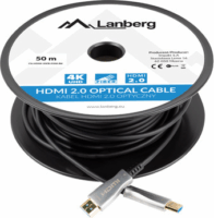 Lanberg HDMI v2.0 - HDMI kábel 50m Fekete