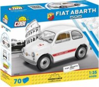 Cobi 1965 Fiat 500 kisautó 70 darabos építőjáték 1:35