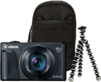 Canon PowerShot SX740 Digitális fényképezőgép + Travel KIT - Fekete
