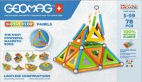 Geomag Supercolor Panels 78 darabos mágneses építőjáték készlet