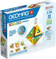 Geomag Supercolor Panels 35 darabos mágneses építőjáték készlet