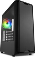 Sharkoon SK3 RGB Számítógépház - Fekete