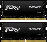 Kingston 32GB /2666 Fury Impact DDR4 Notebook RAM KIT (2x16GB)