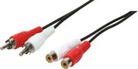 Logilink RCA - RCA kábel 5m (RCA apa - RCA anya)