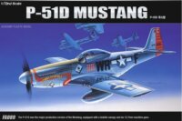 Academy P-51D Mustang vadászrepülőgép műanyag modell (1:72)