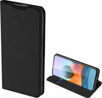 Dux Ducis Skin Pro Xiaomi Redmi Note 10 Pro 4G Bőrhatású flip Tok - Fekete