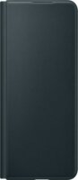 Samsung Galaxy Z Fold3 Gyári Bőr flip Tok - Fekete