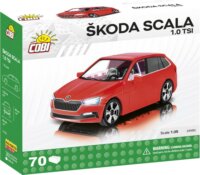 Cobi Škoda Scala 1.0 TSI Kisautó 70 darabos építőjáték 1:35