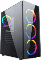 Gembird Fornax 1500RGB Számítógépház - Fekete