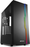 Sharkoon RGB Slider Számítógépház - Fekete